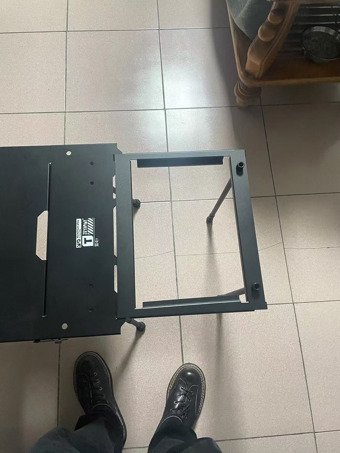戶外桌子便攜式鋁合金多功能戰術桌簡易餐桌可折疊露營