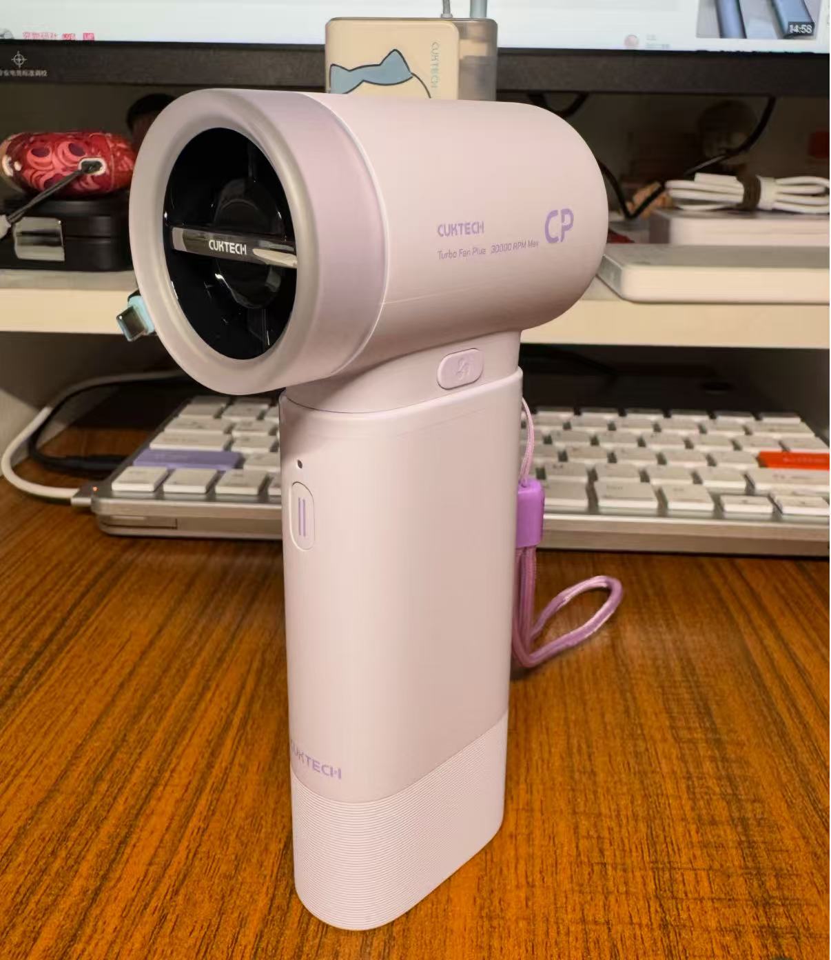 Modular Handheld Fan + Power Bank Two-in-One Outdoor Cooling Device