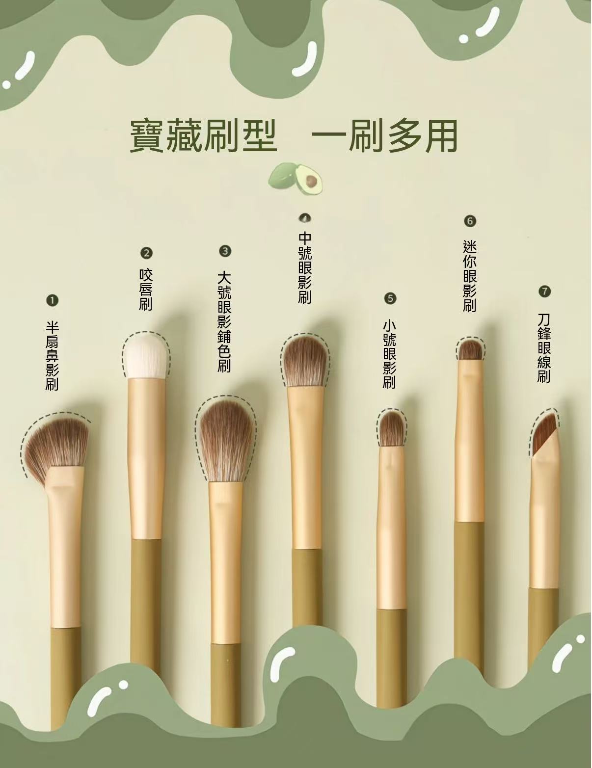 (Special Price 🧧) 7-Piece Eye Makeup Brush Set
