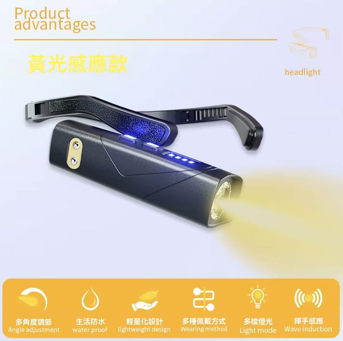 Ear-hook headlamp