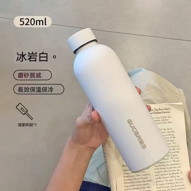 Minimalist Frosted Portable Sports Water Bottle (Summer Sale Price 🧧)