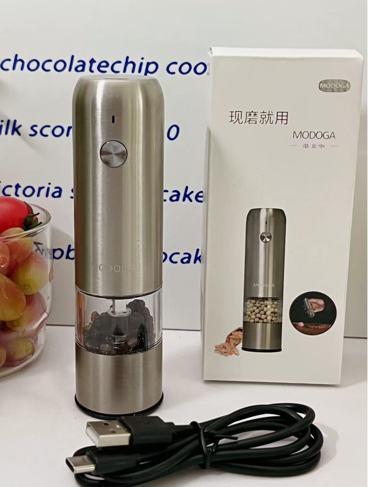 廚房好物😍電動研磨器