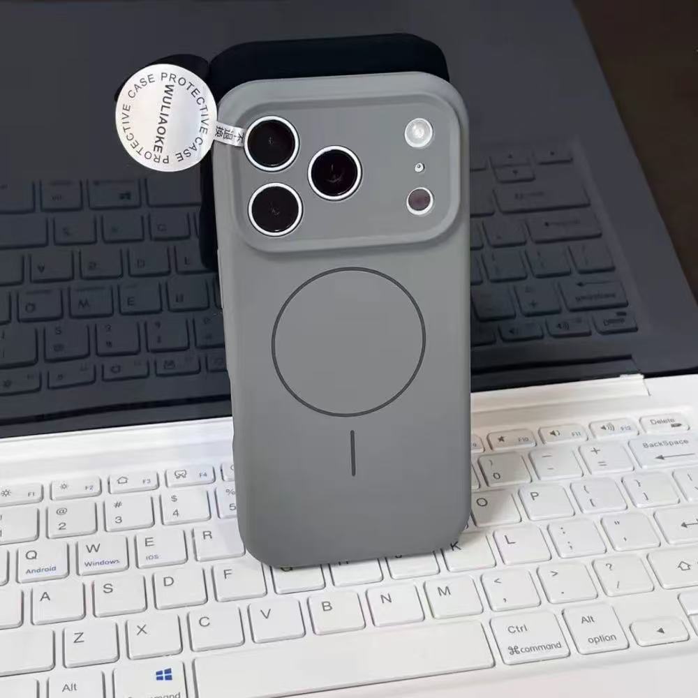 高端磁吸支架液態矽膠手機殼 （適用iPhone 15-17系列）