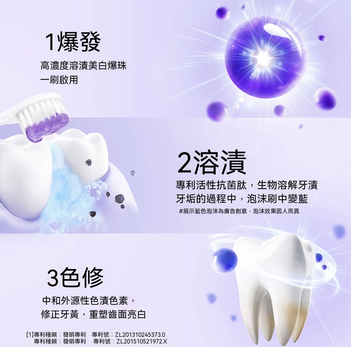 生物溶漬色修美白牙膏（活性抗菌肽牙膏）