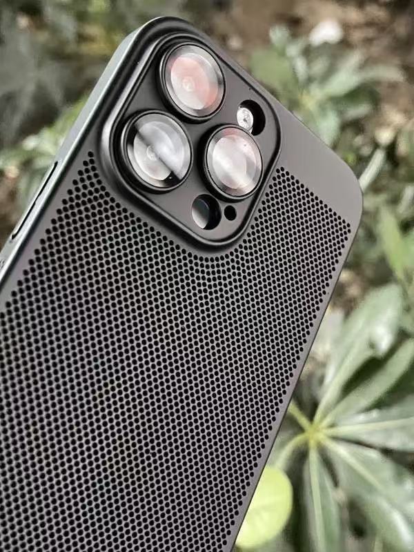 夏季專屬 '͜' iPhone系列鏤空散熱手機殼
