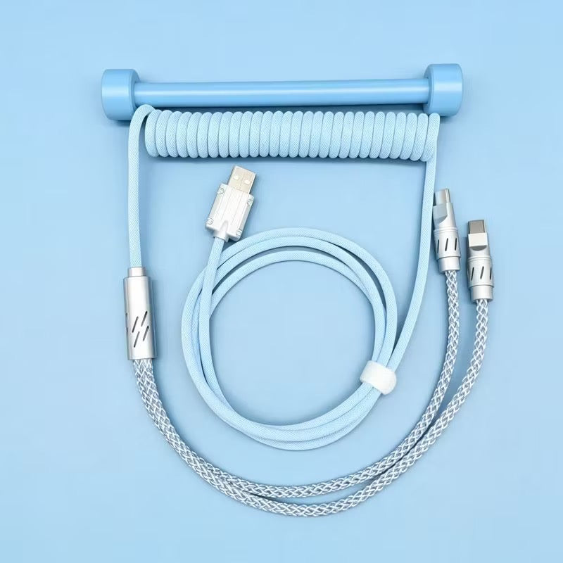 Star Light 8K Two-in-One Braided Gaming Aviator Cable