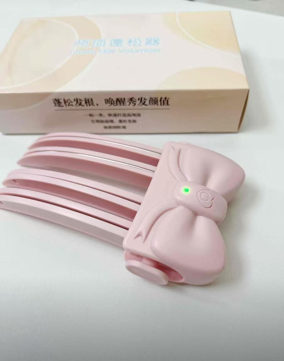 無線加熱高顱頂蓬鬆髮根夾