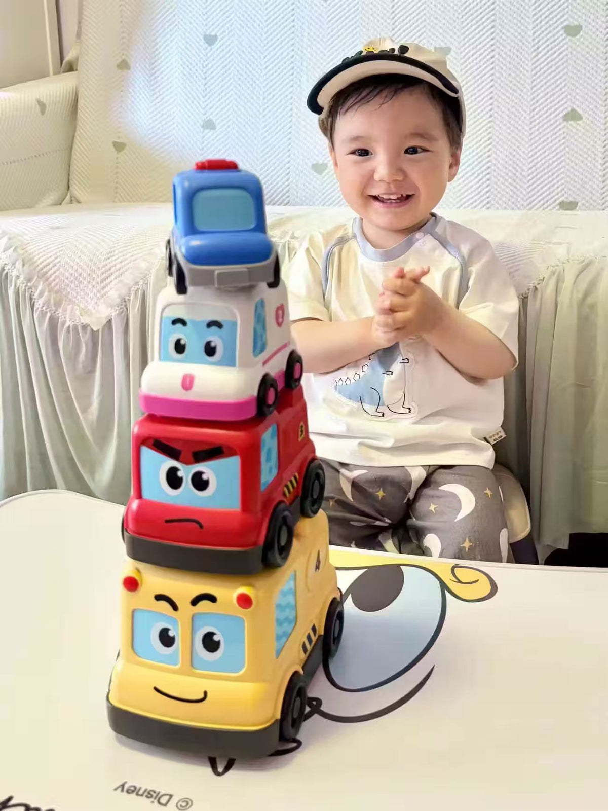 電動聲光磁吸疊疊車