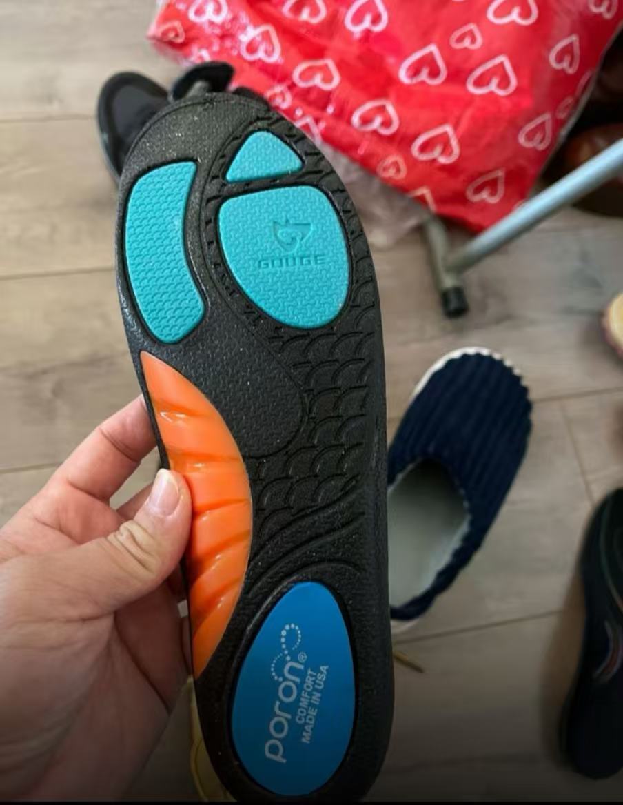 TPU arch support sports insole (sweat-wicking and breathable)