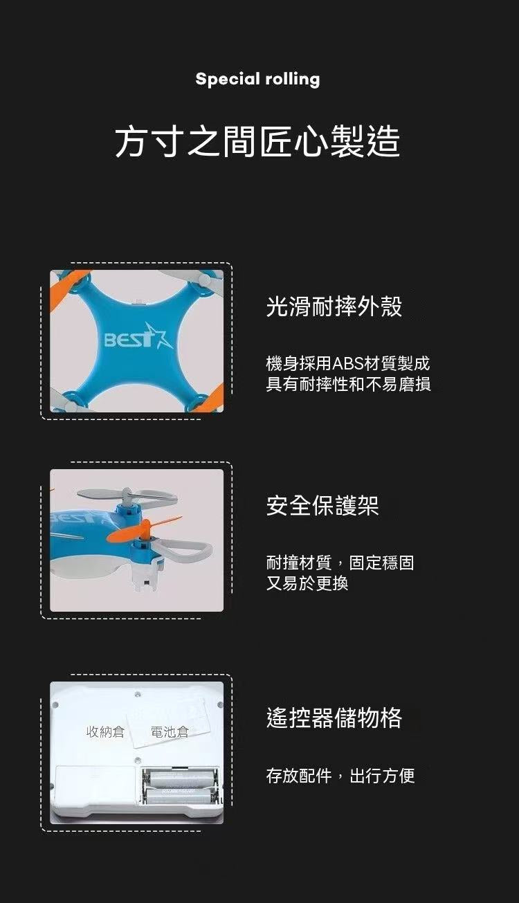 Mini Handheld Remote Control Drone