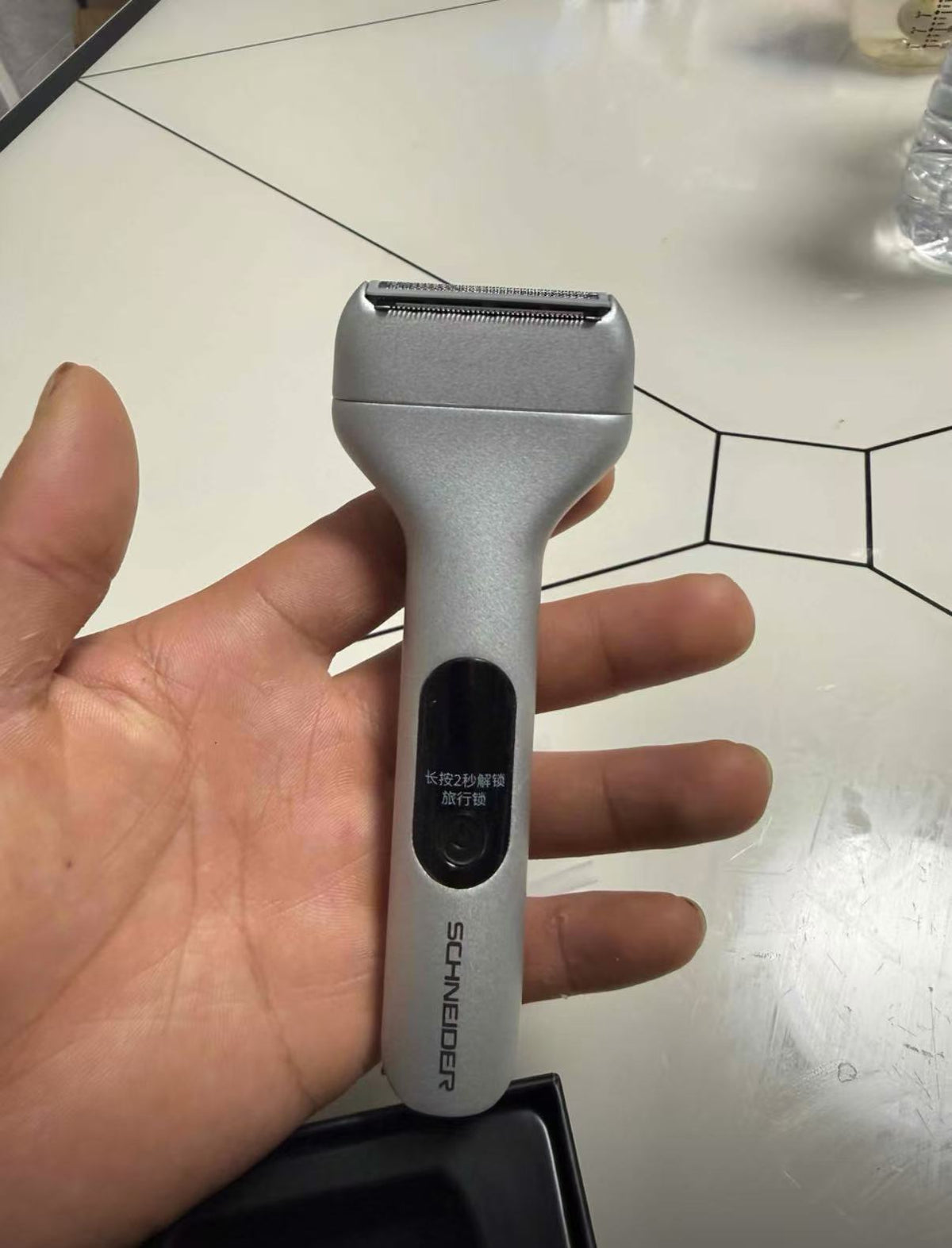 SCHNEIDER Reciprocating Electric Shaver Waterproof Small Men's Razor