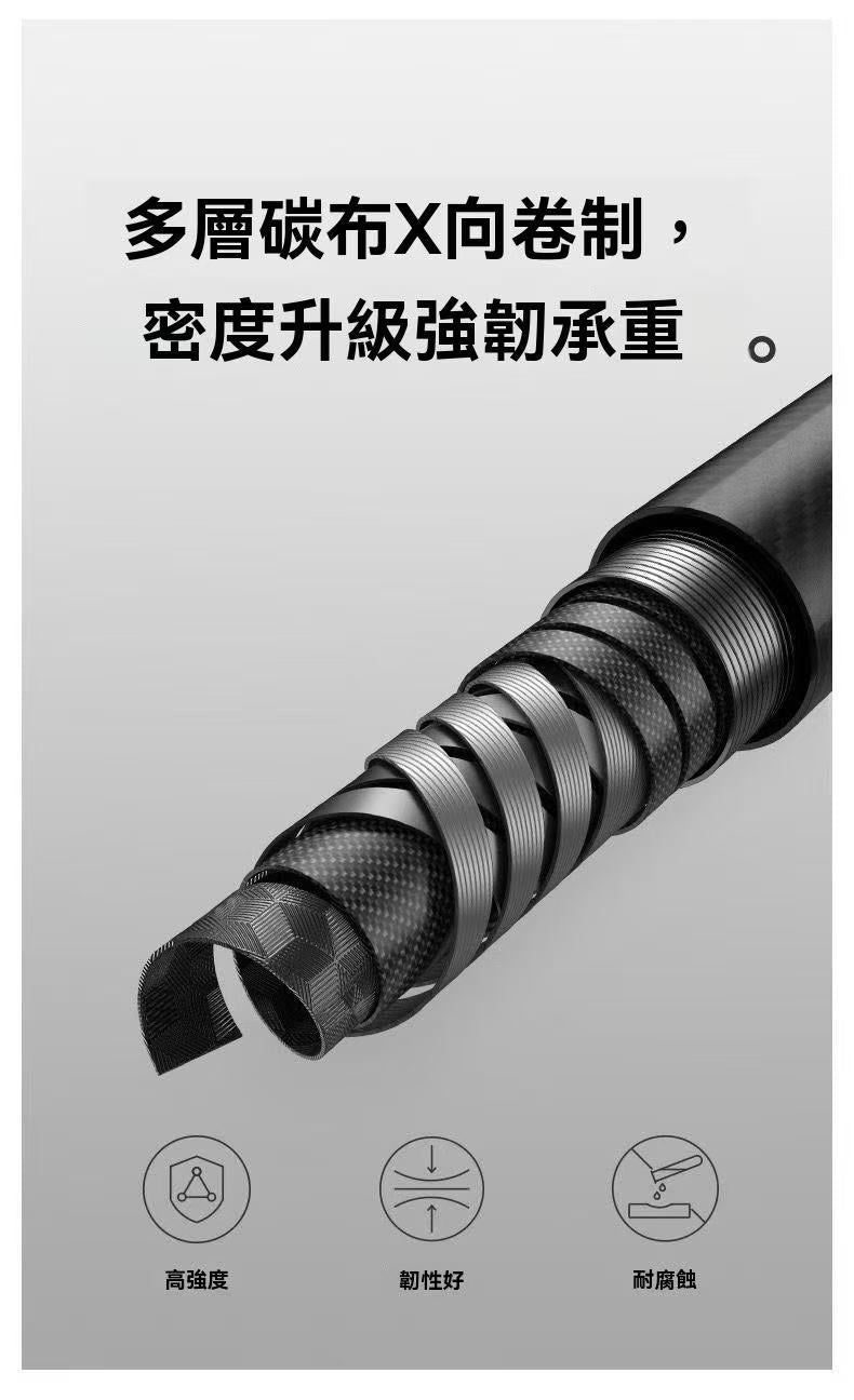 初雪EXT1 三節碳纖維登山杖