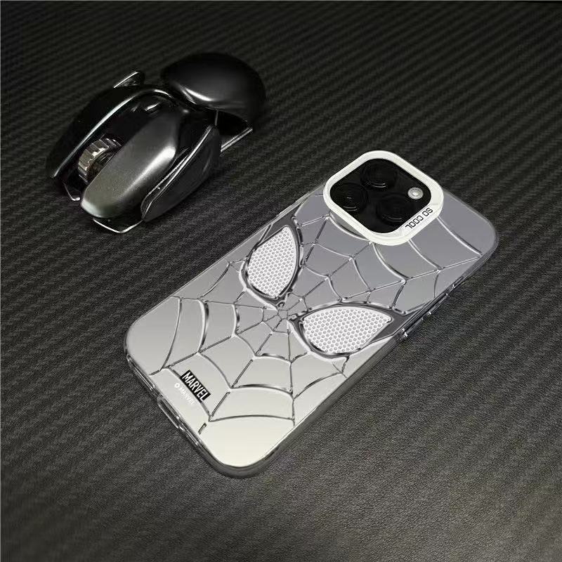 Silver Spider-Man Holographic Phone Case