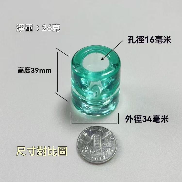 多功能透明樹脂收納座｜菸蒂熄煙缸/牙刷座/筆座 三合一