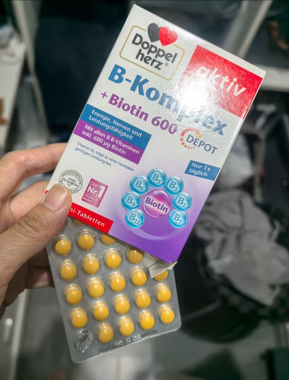 Doppelherz B-Vitamins + Biotin Tablets