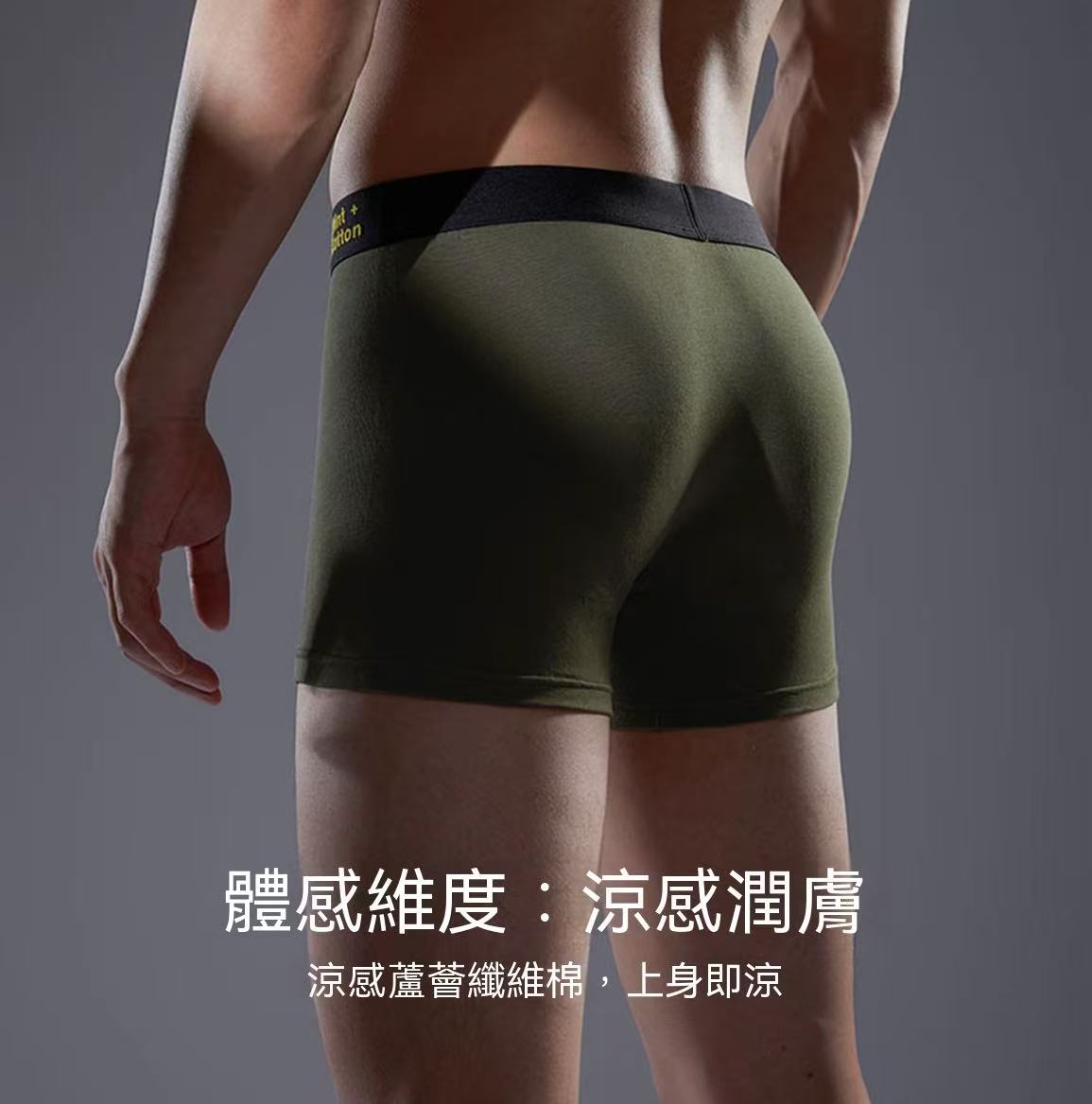 Hesperetin 10A Antibacterial Cooling Men's Boxer Briefs