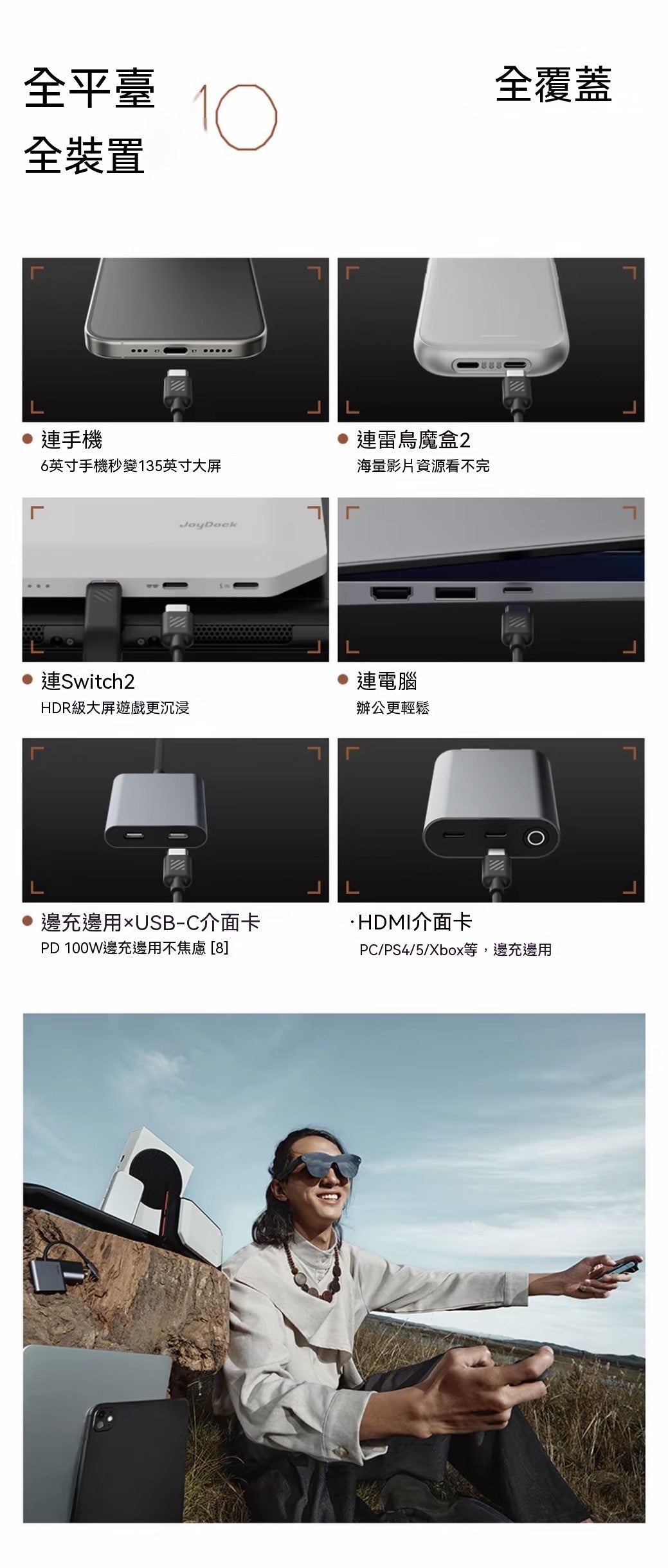 觀影神器智能AR眼鏡｜開啟你的隨身巨幕影院