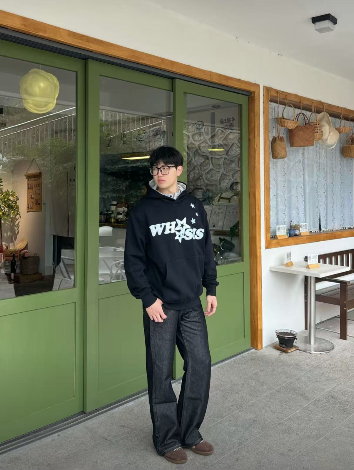 美式丹寧原牛2021M版男士寬鬆直筒牛仔長褲