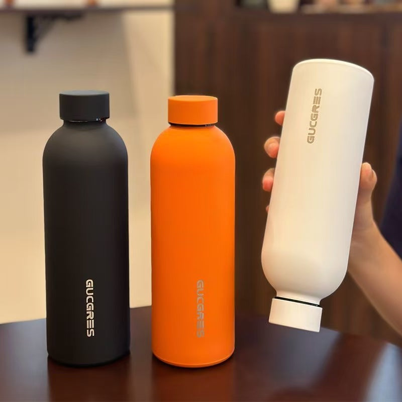 Minimalist Frosted Portable Sports Water Bottle (Summer Sale Price 🧧)