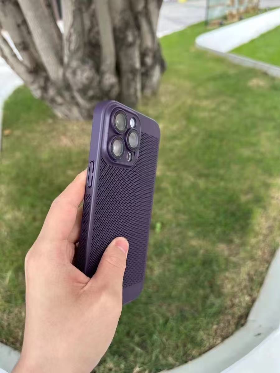 夏季專屬 '͜' iPhone系列鏤空散熱手機殼