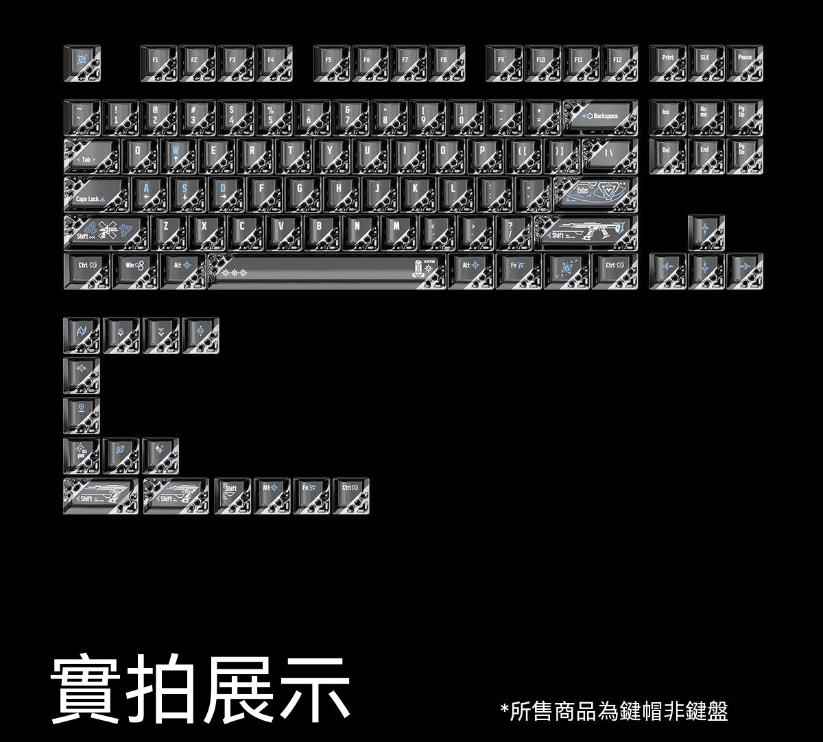 Womier & Ouzhid Quantum Honeycomb Hollow Keycap