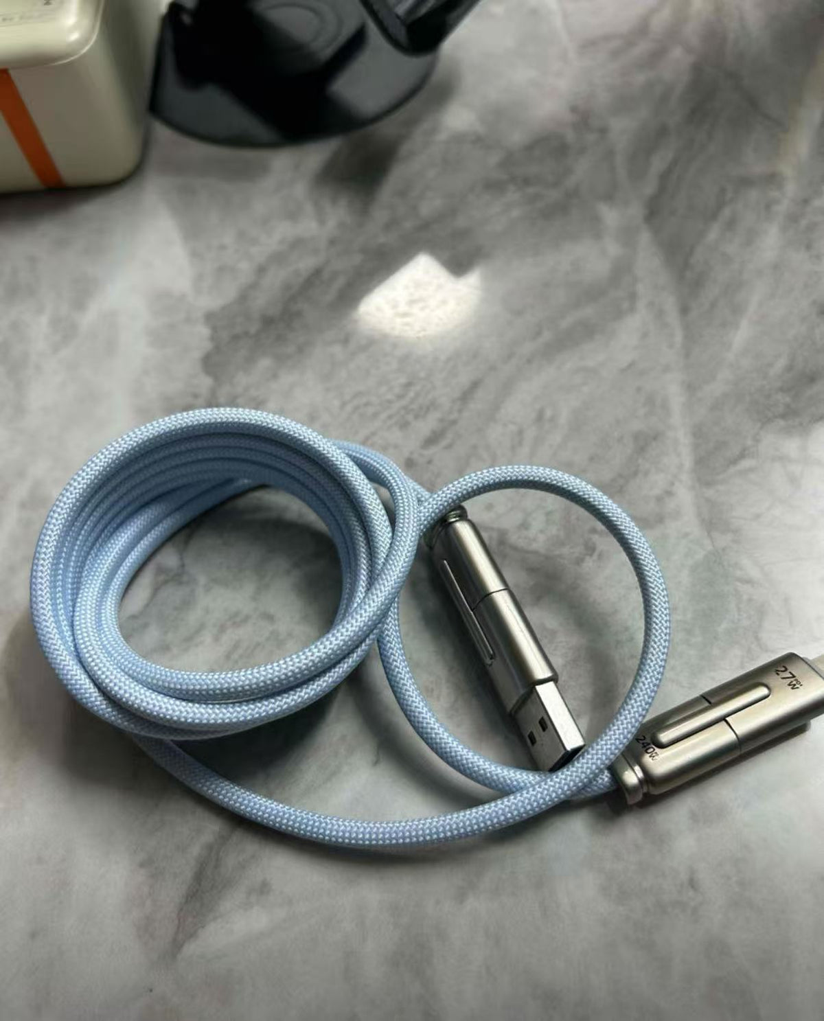 新款240W四合一磁吸數據線