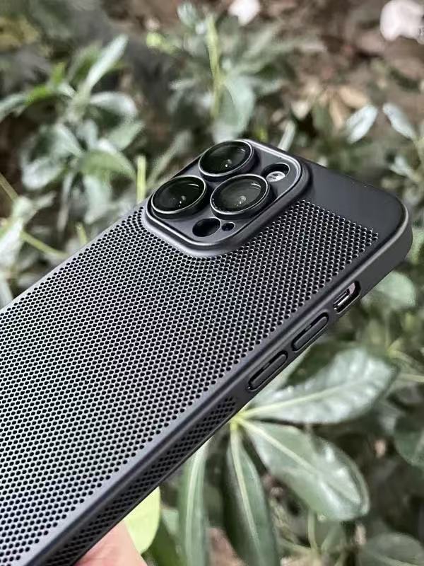 夏季專屬 '͜' iPhone系列鏤空散熱手機殼