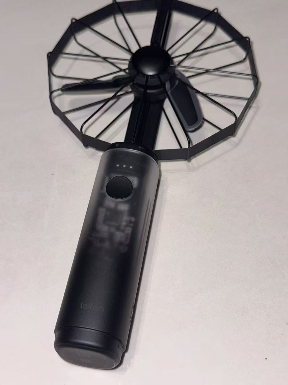 新款！折疊小風扇 AirFold 自然寬域大風 可拆卸軟膠包裹透明探索版