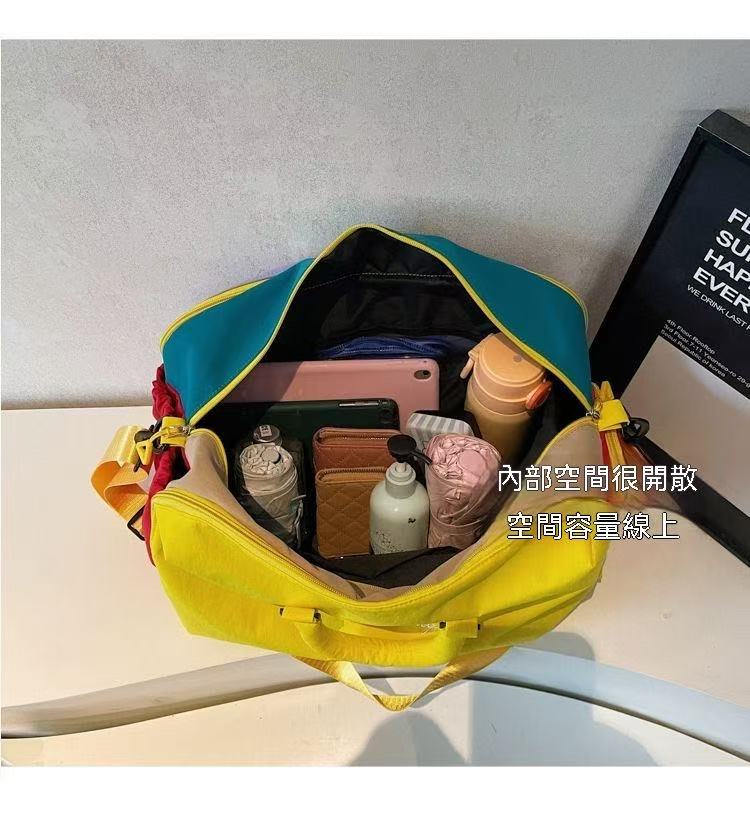 多巴胺撞色多功能旅行健身包