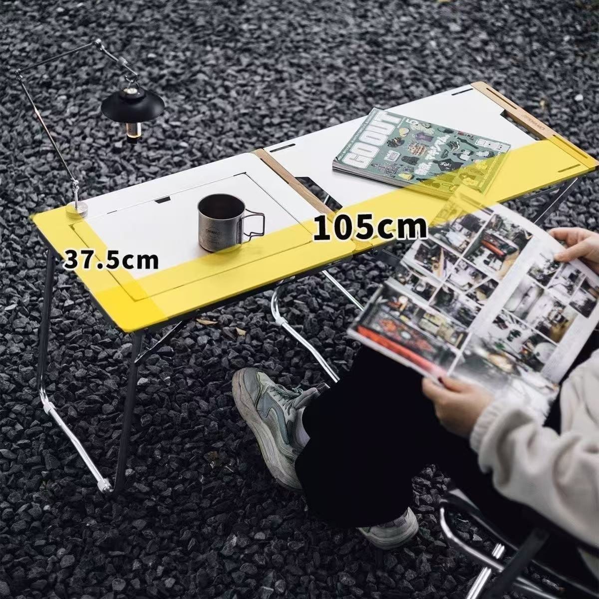 OnwaySports 3-second quick-open tactical table outdoor IGT folding aluminum alloy lightweight camping picnic table