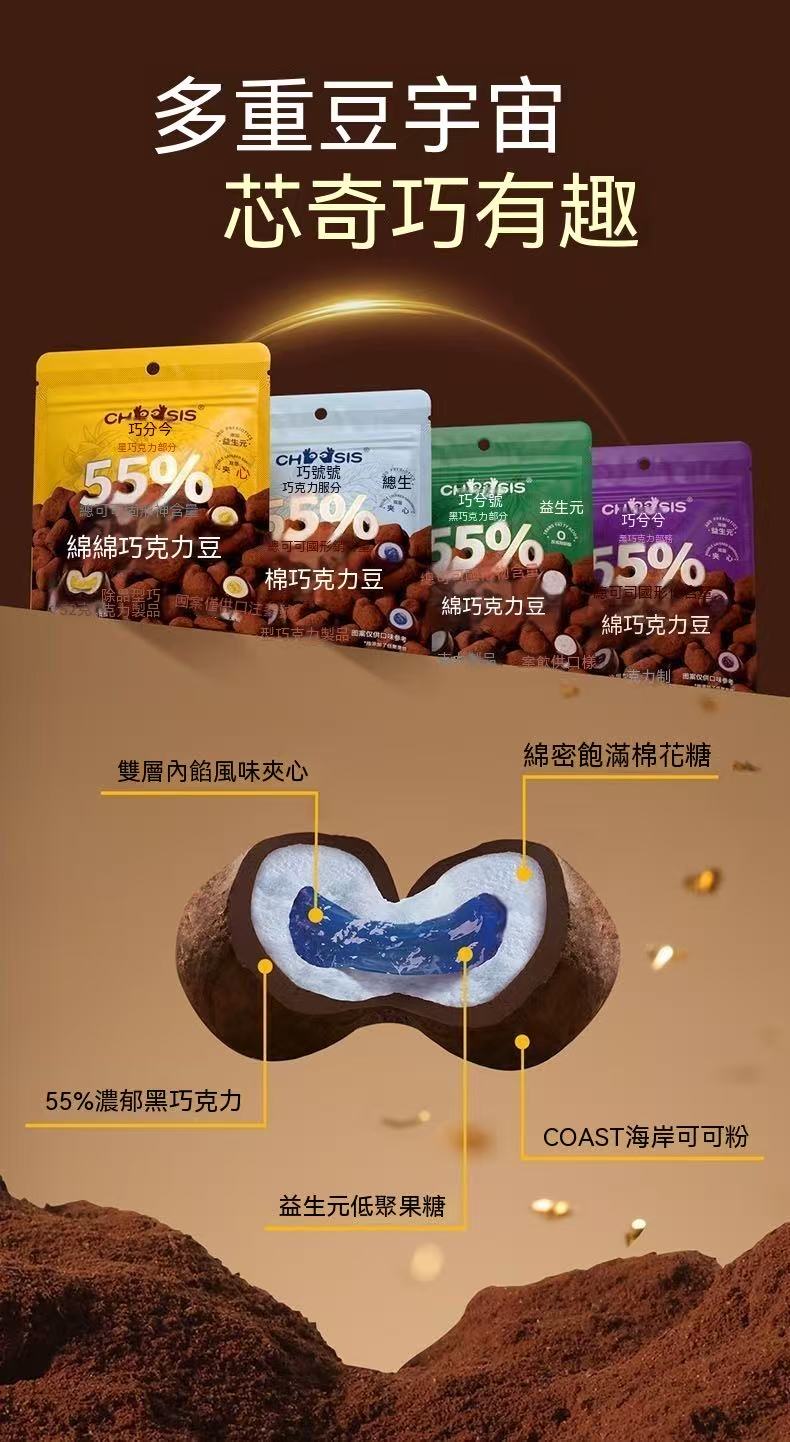 夾心益生元綿綿豆（小編超推！）