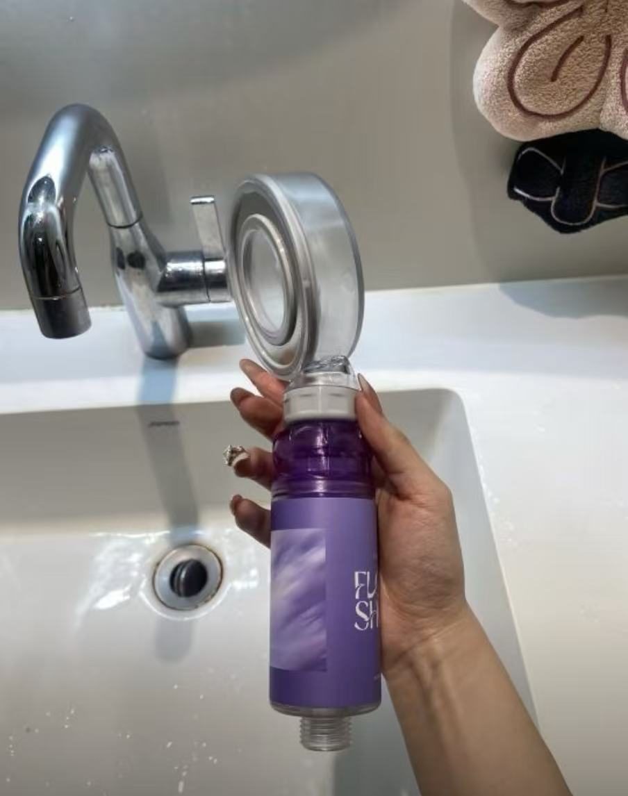Space Ring VC Filtered High-Pressure Aromatherapy Shower Head