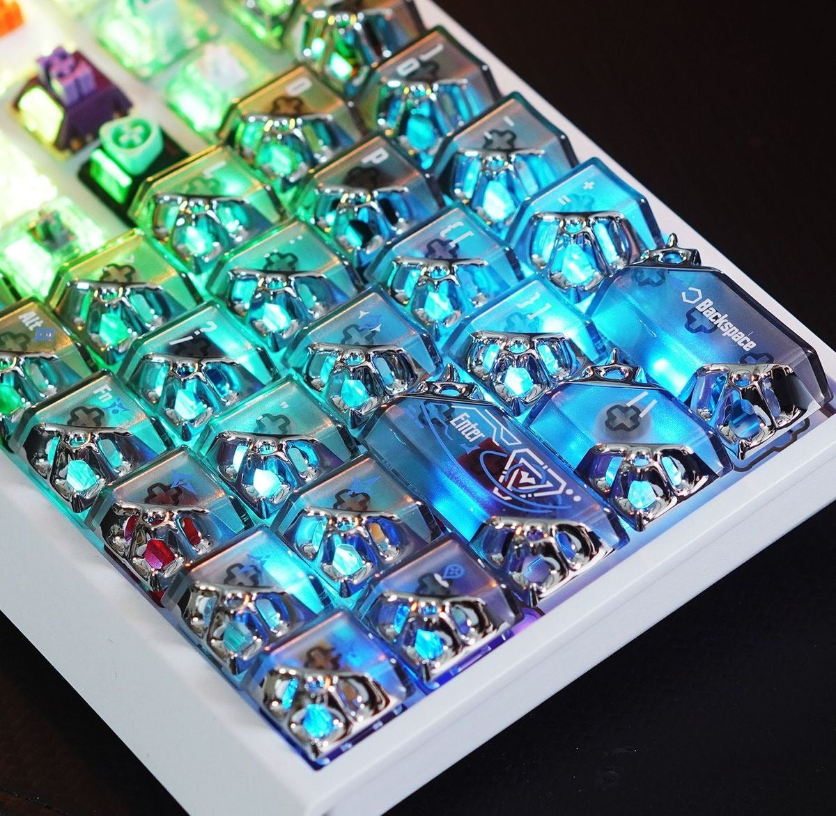 Womier & Ouzhid Quantum Honeycomb Hollow Keycap