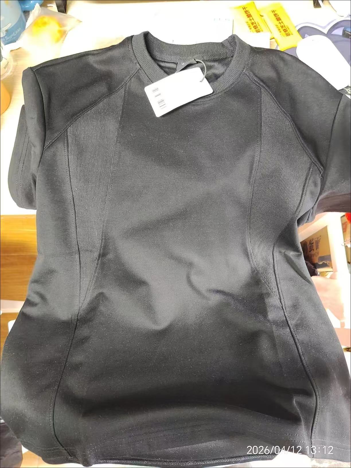 280g Heavyweight Liquid Nitrogen Air Layer Structured Shoulder Short-Sleeve T-shirt (cleanfit style)