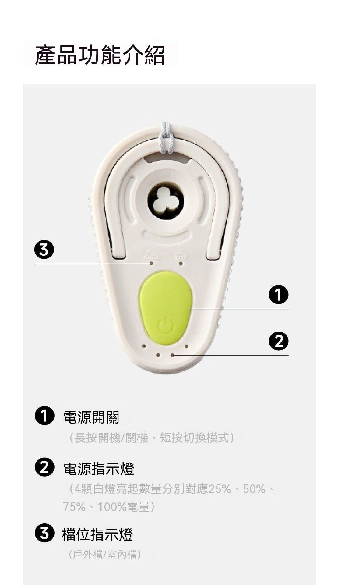 輕量化戶外電熱空間驅蚊器