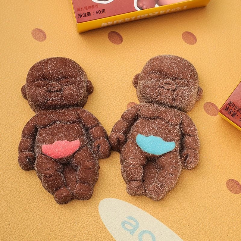 Natasha Squeezable Gummy Candy (Little Black Doll QQ Gummy)