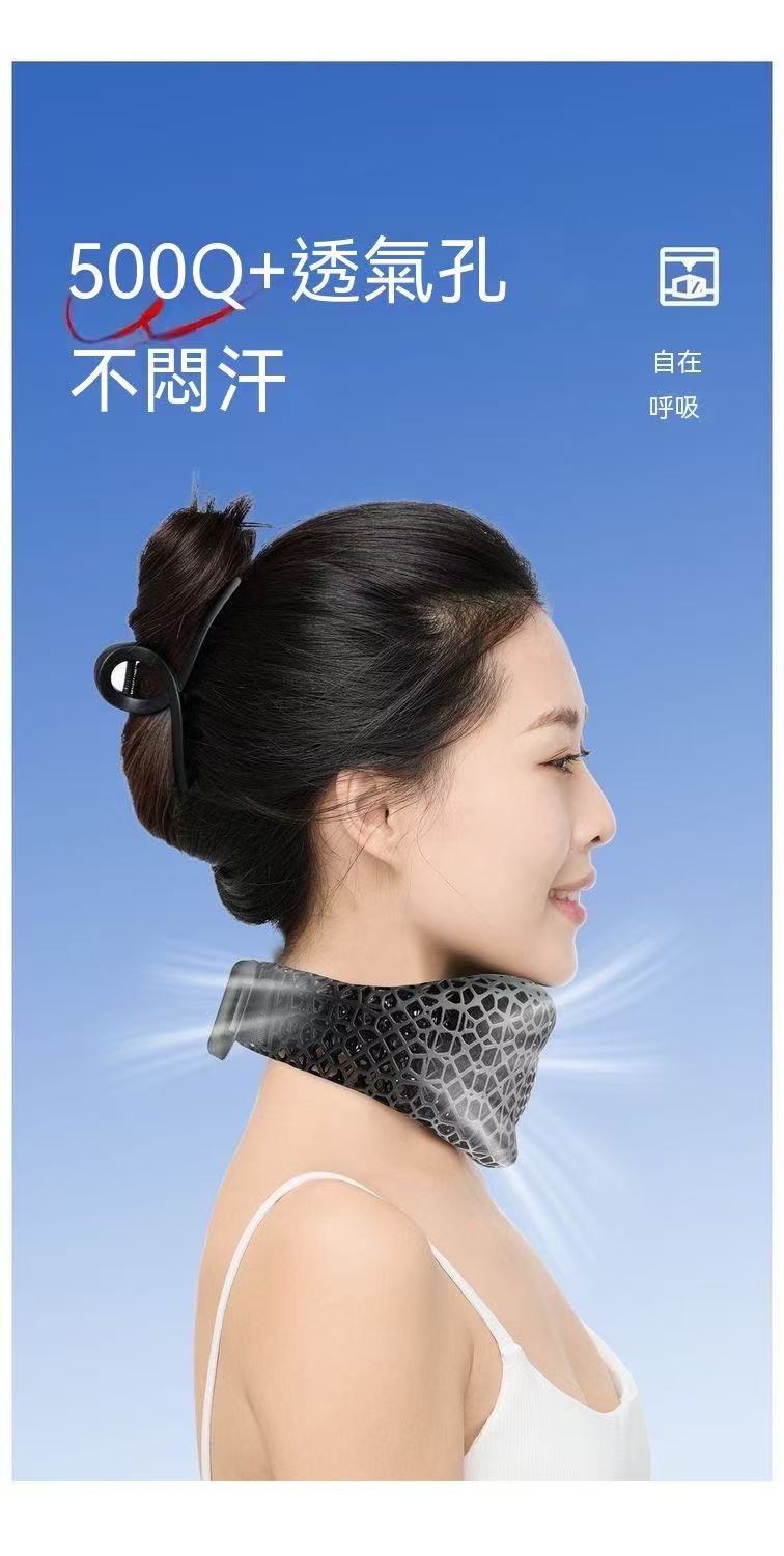 3D Printed Neck Brace to Prevent Head Tilting - Fixed, Breathable Support Neck Collar