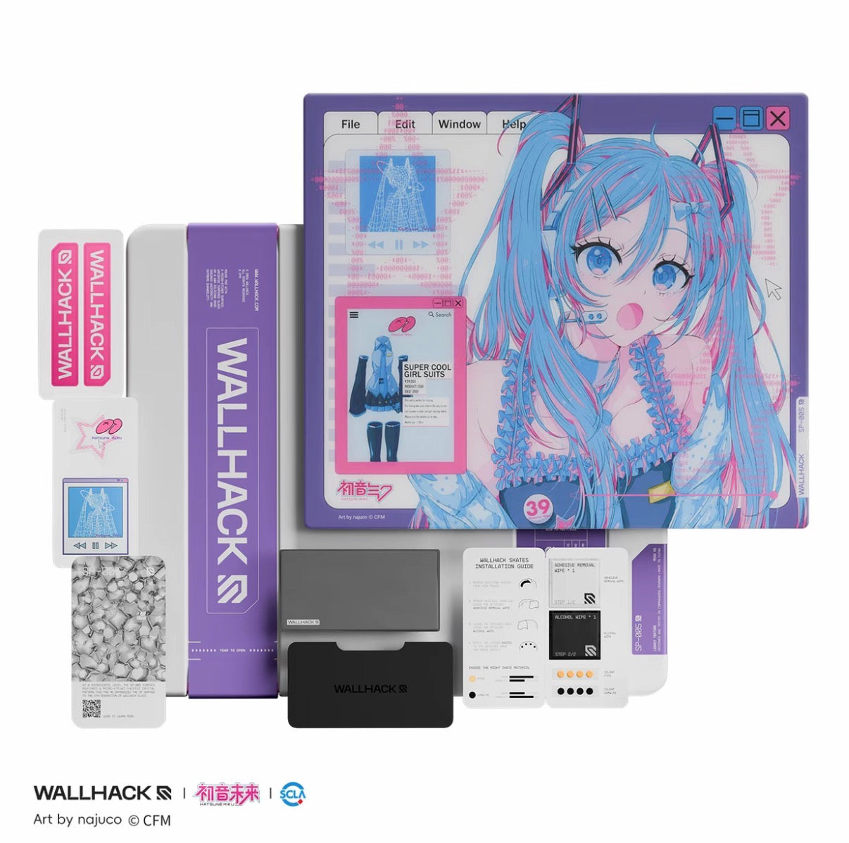 初音未來OS限量款玻璃滑鼠墊