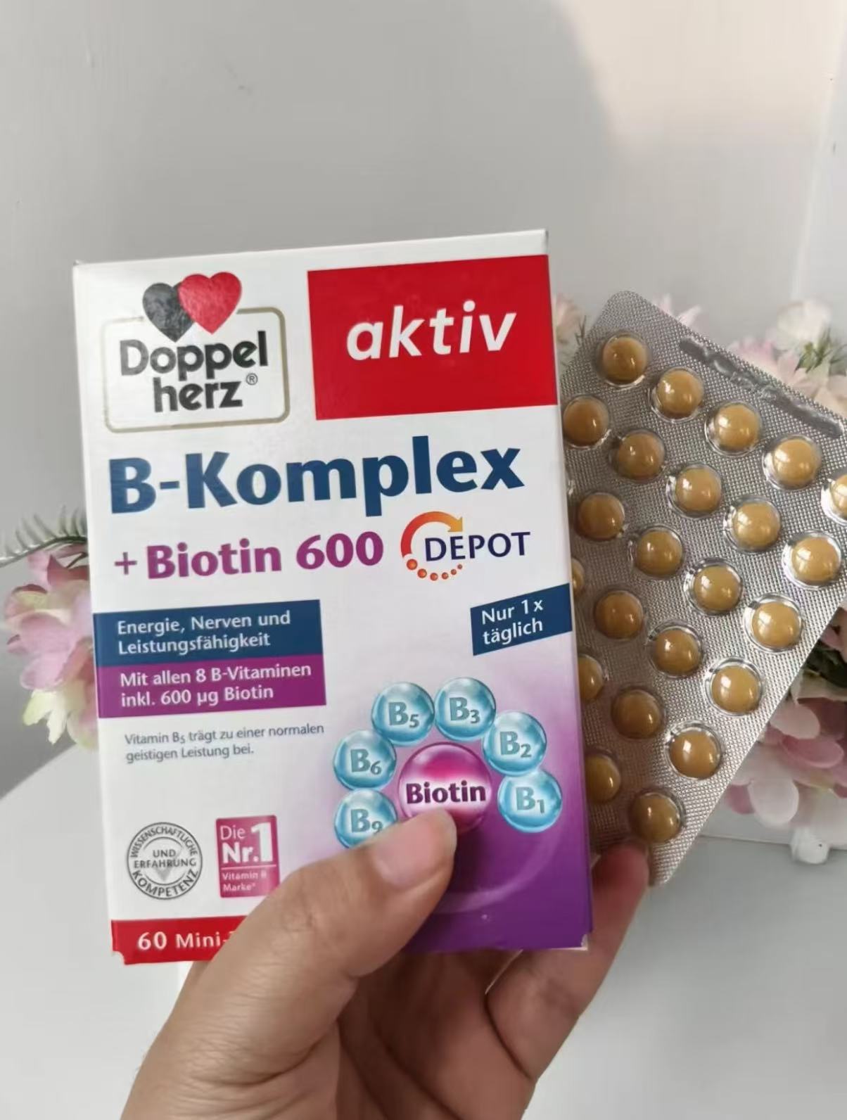 Doppelherz B-Vitamins + Biotin Tablets