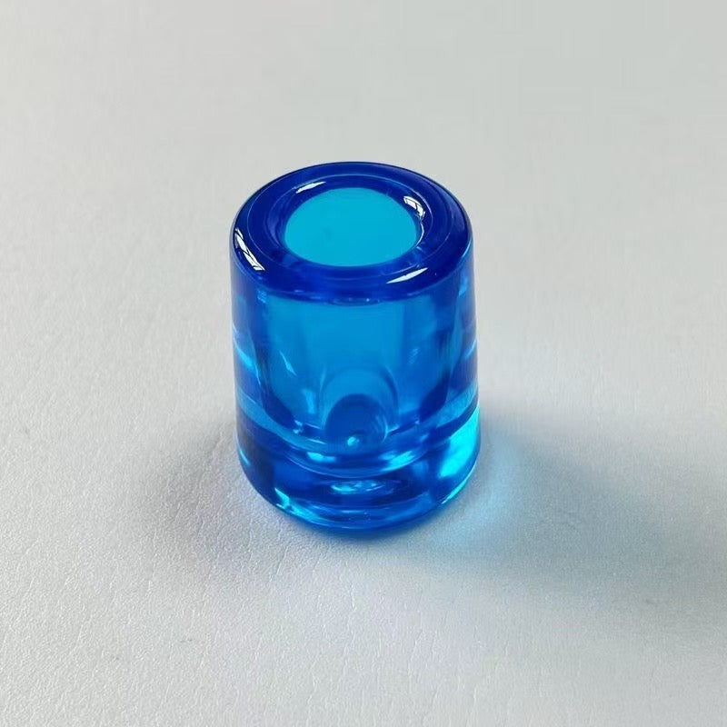 多功能透明樹脂收納座｜菸蒂熄煙缸/牙刷座/筆座 三合一