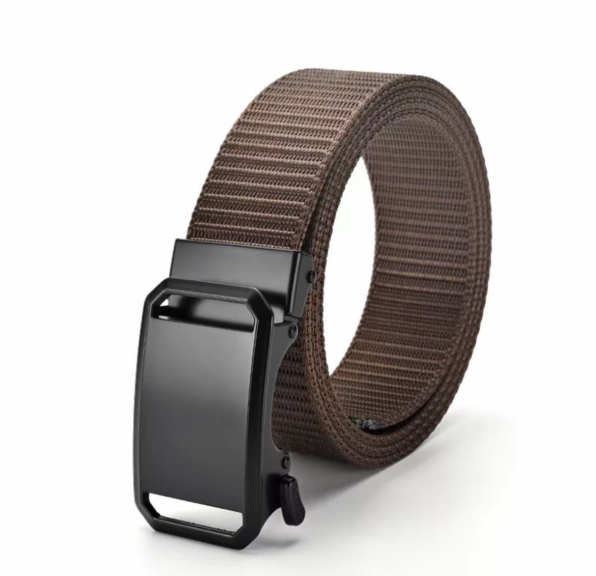 Men's New Automatic Buckle Leather Belt Versatile