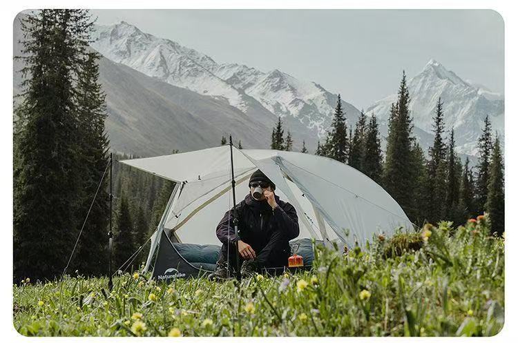 Ultralight Hiking Tent Outdoor Camping Double Flysheet Windproof Waterproof Large Space
