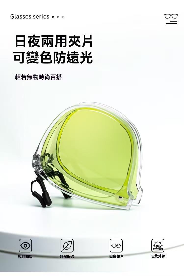 Day and Night Use Transition Night Vision Clip-on Lenses