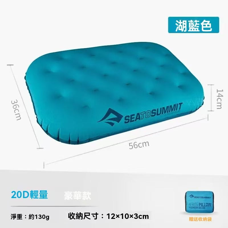 Portable inflatable pillow
