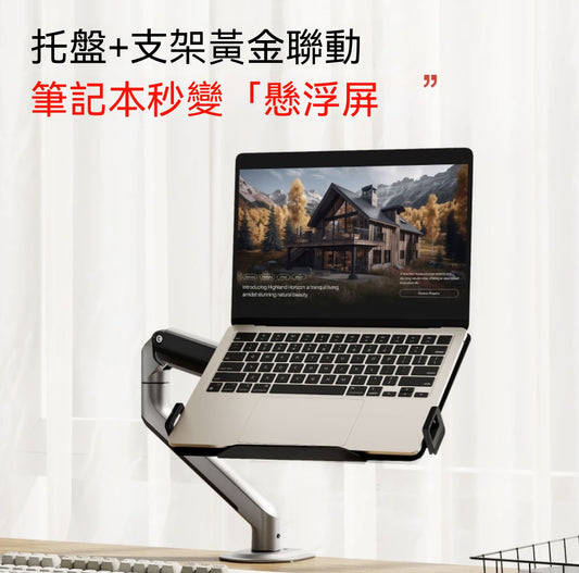 Laptop floating stand