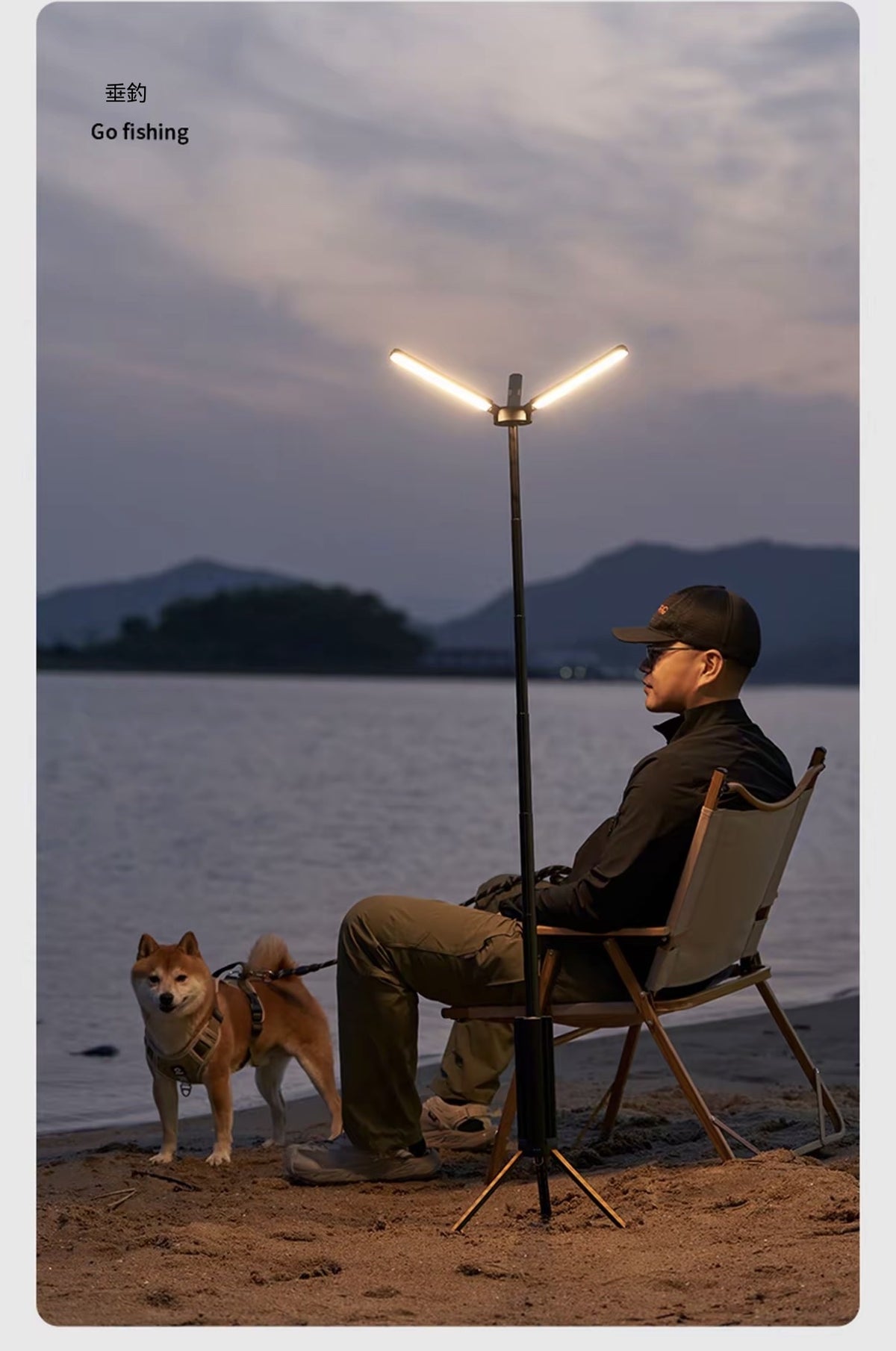 Long-Endurance Outdoor Telescopic Camping Lantern