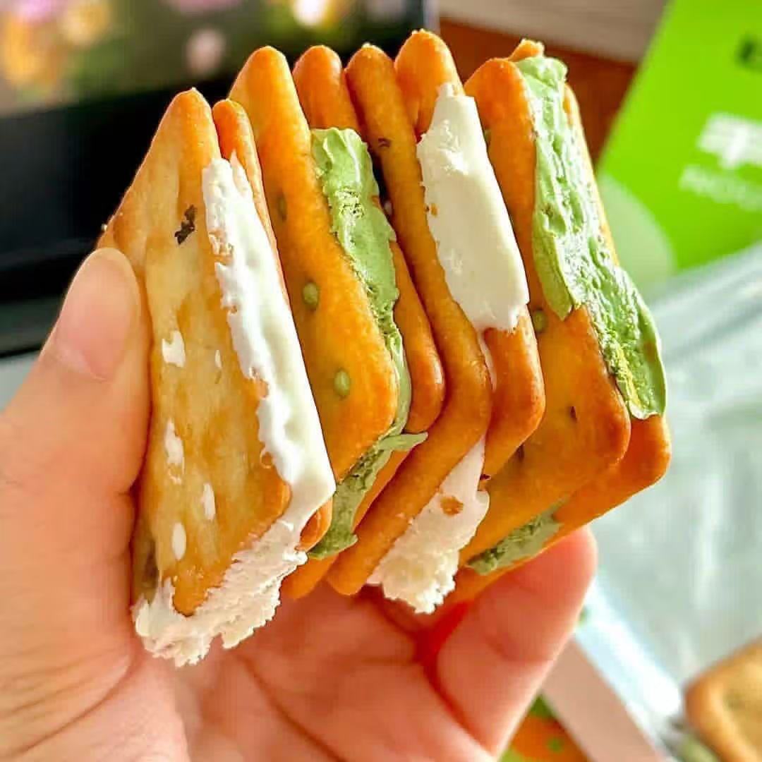 Giant, super satisfying! Hand-torn nougat crackers