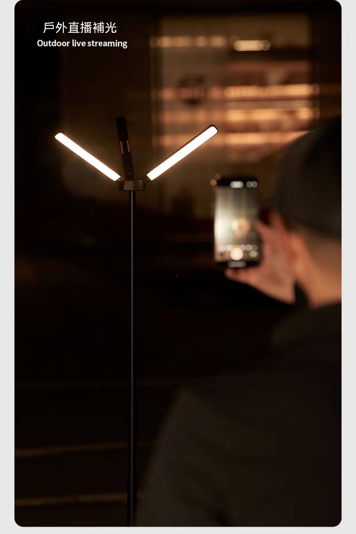 Long-Endurance Outdoor Telescopic Camping Lantern