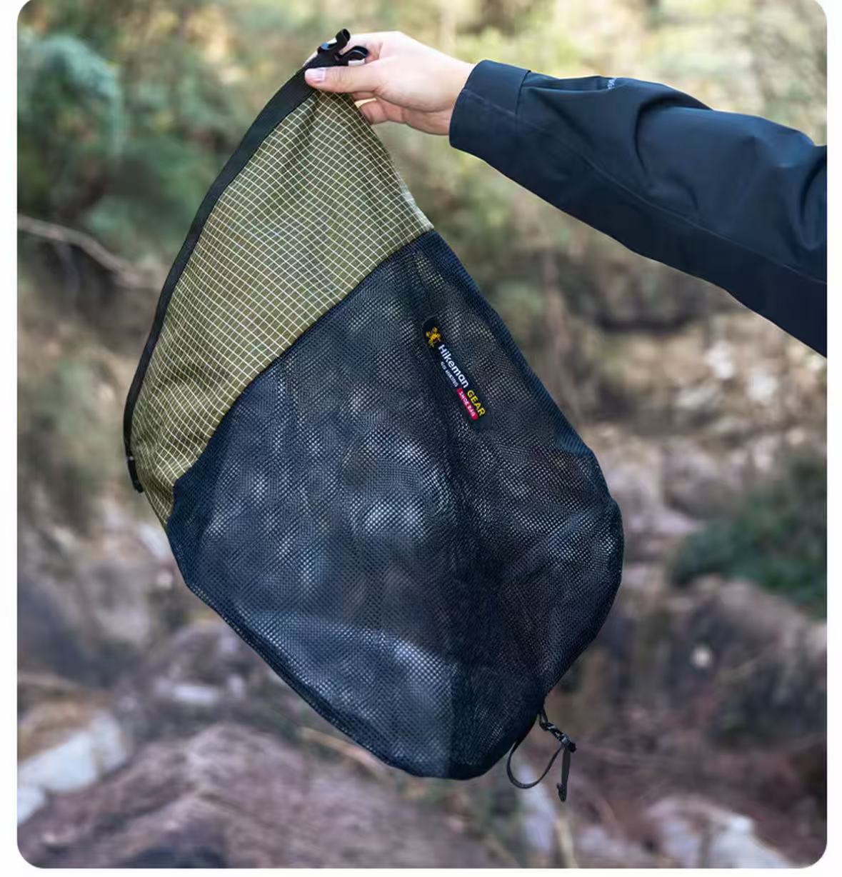 Outdoor Camping Hiking Breathable Mesh Shoe Storage Bag