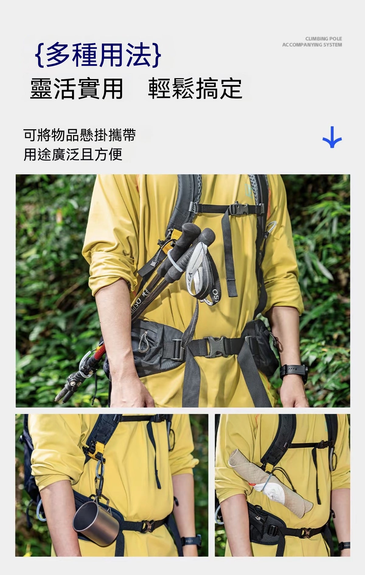 登山杖隨行系統